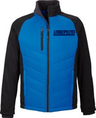 **NEW** Lingenfelter Logo Men's Insulated Bonded Blue Fleece Jacket - lingenfelter.com