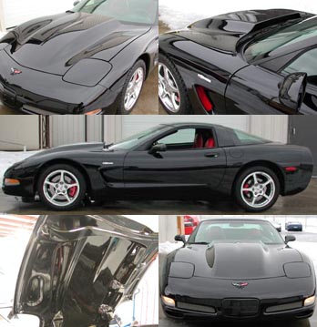 Lingenfelter C5 Corvette High Rise Supercharger Hood 1997-2004 - lingenfelter.com
