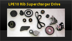 LPE 10 Rib Supercharger Drive Kit