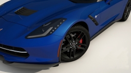 ACS RTM Composite C7 Corvette Stingray Front Wheel Deflectors 2014-15