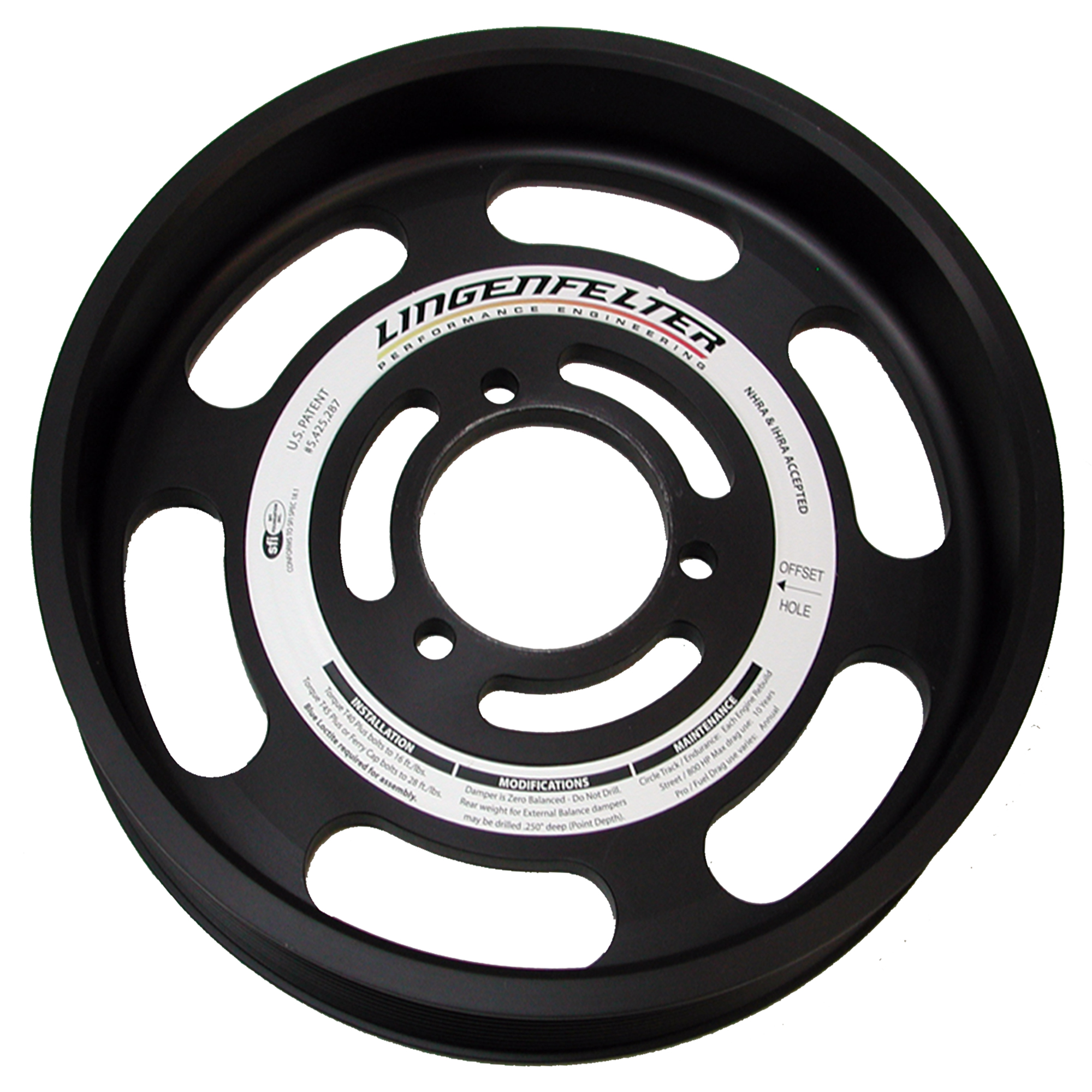 10 Rib CTSV LSa Damper Pulley, 9.73"