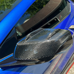 Nowicki Autosport Design C8 Corvette Concept8 Carbon Fiber Mirror Caps