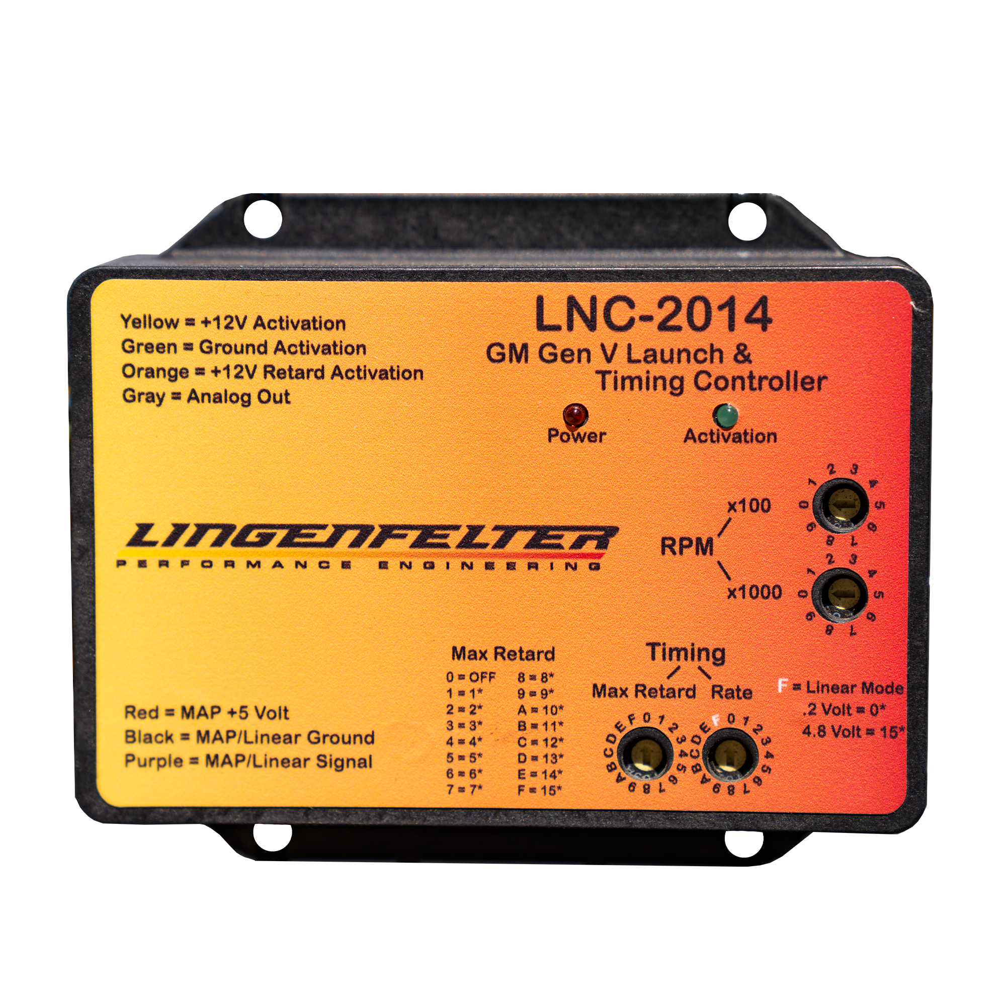 LNC 2014, LNC-2014, Lingenfelter Adjustable RPM Limiter & Timing Retard ...