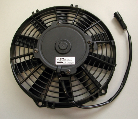 Spal 225 mm 10 Straight Blade Pusher Fan with WeatherPak Connector