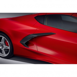 C8 Stingray Intake Scoop Trim Kit in Visible Carbon Fiber