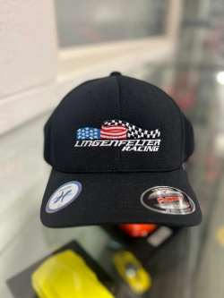 Lingenfelter Racing Black Flexfit Hat